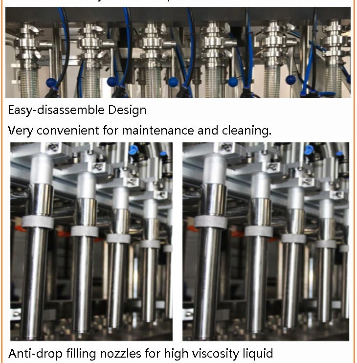 Lacný plniaci stroj na balenie medu do fliaš