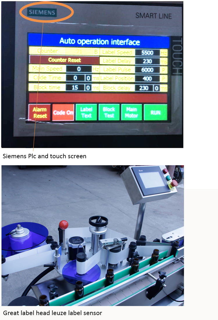 Automatický štítok s ovinovacou fóliou